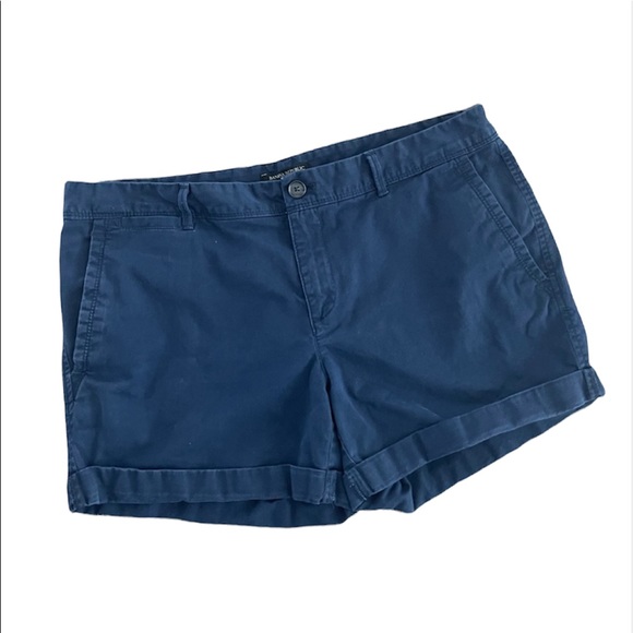 Banana Republic Pants - Banana Republic City Boyfriend Navy Cotton Shorts